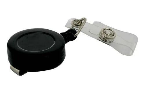 Escarapela Rígida 8.5x5.5cm Horizontal Con Yoyo X 25 Und