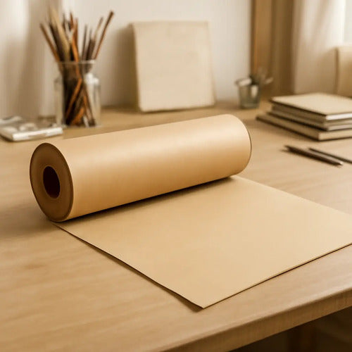 Rollo Papel Kraft 18 Pulgadas -150 Mts - 60 Gr