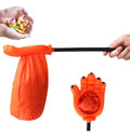 Garra Mano Calabaza Plástica Halloween Para Dulces