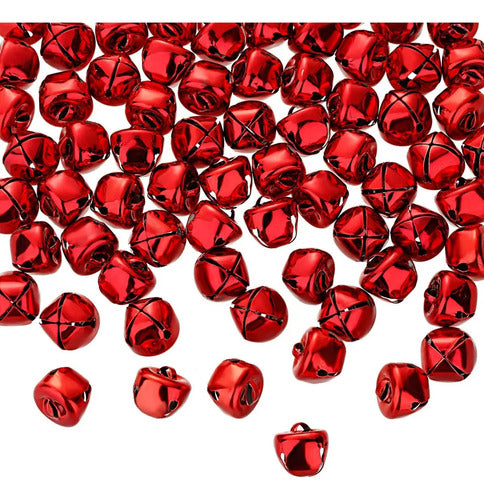 Cascabel Rojo Diámetro 18mm X 100 Unidades Rojo