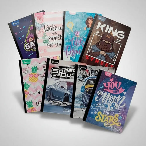 Cuaderno Grande Cosido Cuadriculado 100 Hojas X 15 Unidades