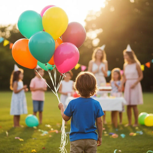 Globo Bomba Metalizado Colores Surtidos R12 X 50 Und