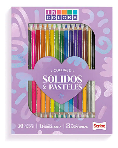 Colores Scribe Doble Punta X15 30 Colores