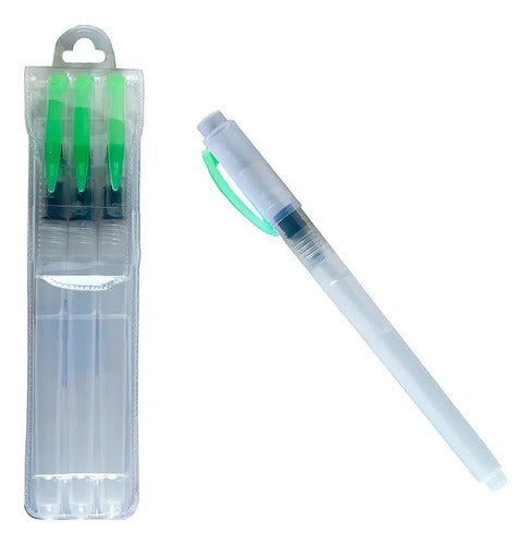 Pincel Recargable Set X 3 Tamaños