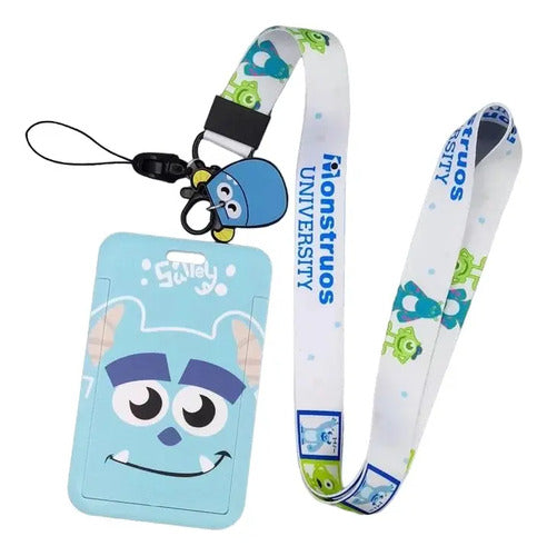 Porta Carnet Porta Documentos Acrílico Sullivan/monster Inc Azul