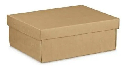 Cajas Cartón Kraft Blanco Armable 24 X 15 X 8 Cm * 8 Und