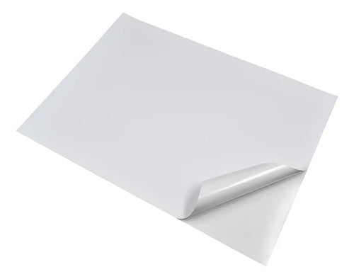 Rotulo Autoadhesivo Tamaño Carta X 50 Hojas Blanco