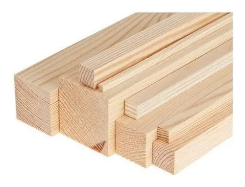 Palo De Balso Cuadrado 3 Mm  X  12 Unidades