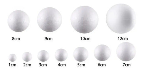 Bola De Icopor Diámetro 1 Cm X 500 Unidades