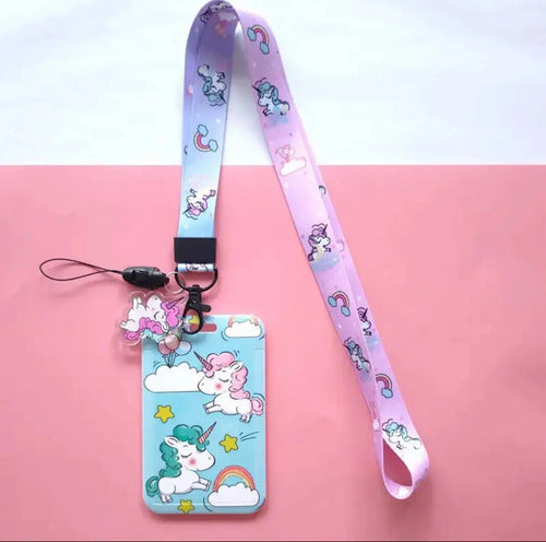 Porta Carnet Porta Documentos Acrílico Unicornios
