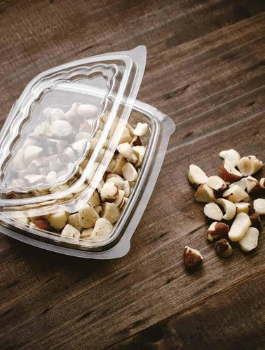 12 Pcs Contenedor Plástico Sello Plus Darnel Transparente