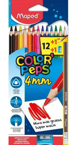 Colores Maped X 12 Mina 4 Mm
