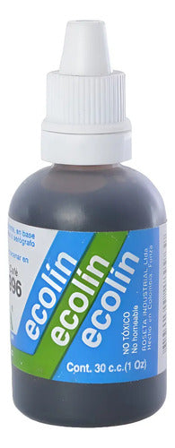 Acuarela Liquida Ecolin Roseta 30cc Cafe Ref. 996 Café