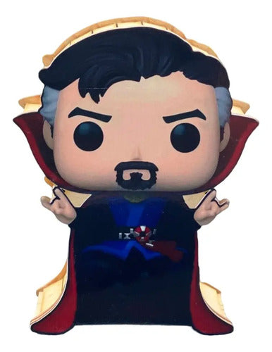 Caja Decorativa Forma De Dr. Strange Regalo 20x14x6 Cm  Mdf Dr. Strange