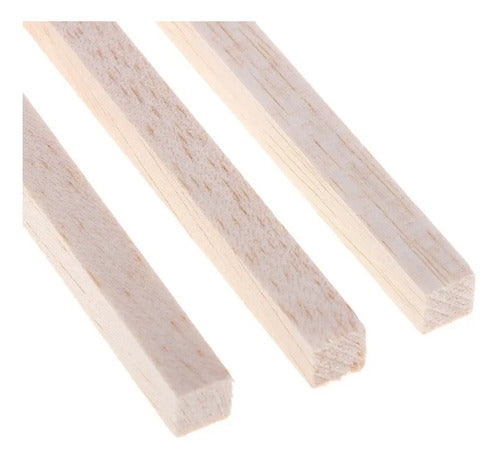Palo De Balso Cuadrado 8 Mm  X  12 Unidades