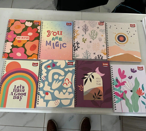Cuaderno Grande Argollado Pasta Dura Cuadriculado 80 H