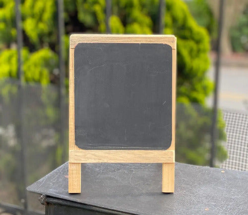 Tablero Mini Doble De Madera 25x17 Cm