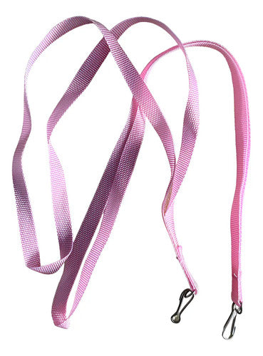 Cinta Colgar Reata Color Rosado Claro Escarapela X 25 Pcs Rosa