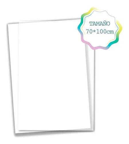 Papel Manifold 30gr - 100x70cm Blanco X 25 Pliegos