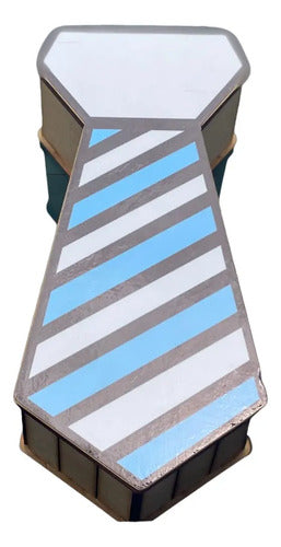 Caja Decorativa En Forma De Corbata Para Regalo 23x9x8 Cm  Mdf Corbata
