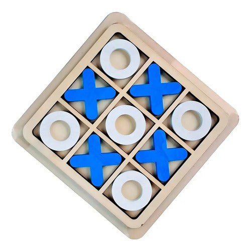 Juego De Mesa Triqui En Madera 26x26cm
