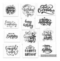 Sticker Decorativo Vinilo Adhesivo Para Globos X 12 Pcs Negro