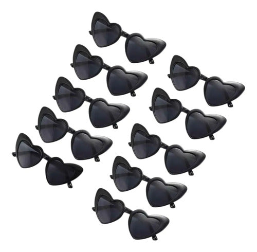 Gafas Para Eventos, Fiestas O Bodas Corazón X 10 Unidades