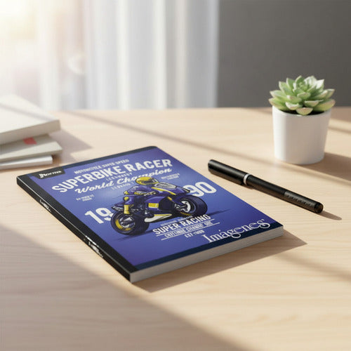 Cuaderno Grande Cosido Rayado 100 Hojas X 50 Unidades
