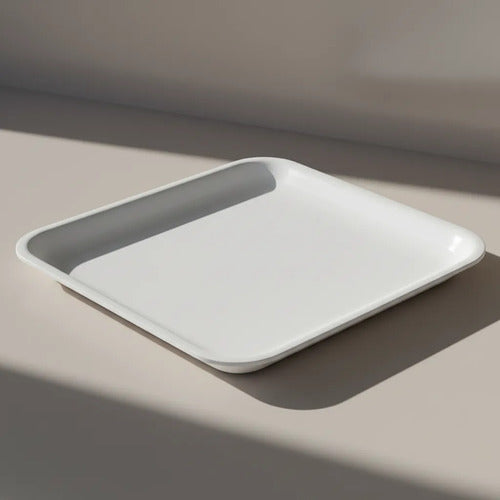 Bandeja Desechable Icopor 19x14.5cm #3 X 50 Unidades Blanco