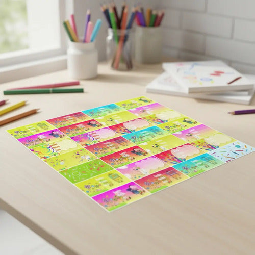 Rotulo Escolar Niño/niña Para Cuaderno X 40 Unidades