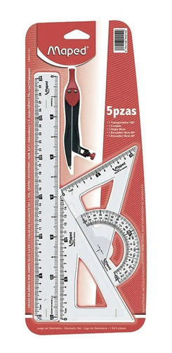 Juego Geometrico X 5 Piezas Maped