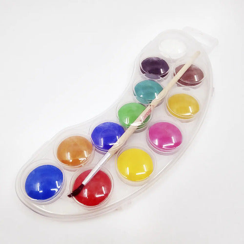 Acuarela Escolar Kores Mini X 12 Colores Varios