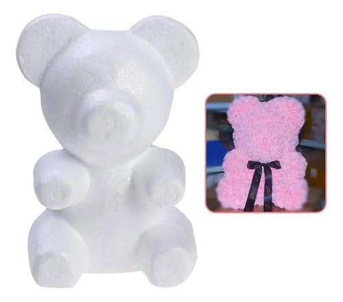 Oso De Icopor Decoración  25 Cm