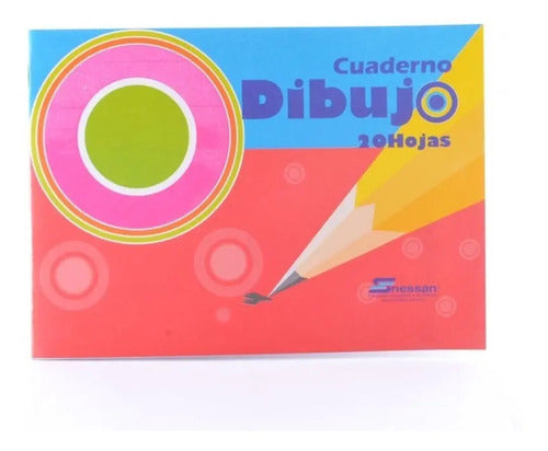 Cuaderno De Dibujo Cosido 20 H Bond