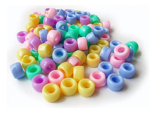 Chaquiras Pepas Bisutería Colores Pastel 8.8mm - 1.000und