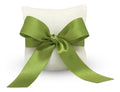 Cinta Verde Oliva Raso Tela Satín Moños 25 Mts X 3.5 Cm  Verde