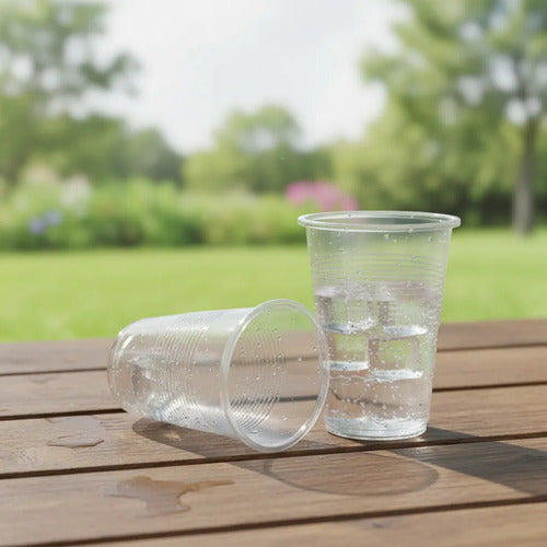 Vaso Desechable Transparente 7 Oz - 100 Unidades Transparente