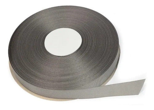 Cinta Faya Acanalada Gris 25mm X 100 Metros Gris Oscuro