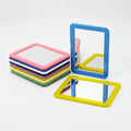 Espejo Plástico De Bolsillo Rectangular X 24 Unidades Surtido