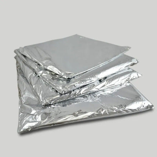 Bolsa Desechable Aluminio Hamburguesa 20x20cm - 100 Unidades