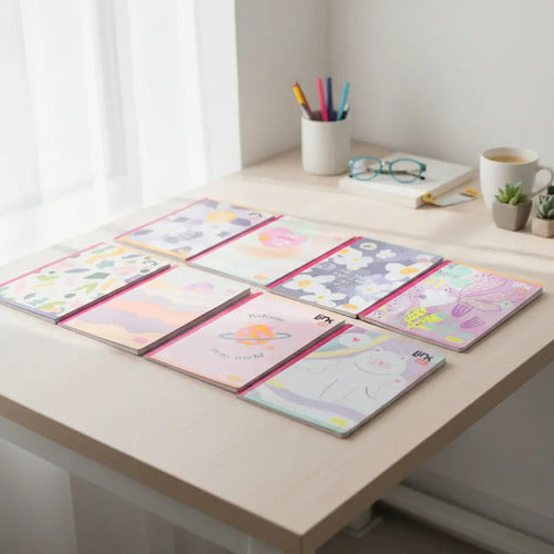 Cuaderno Stickers Cosido Ferrocarril 50 Hojas