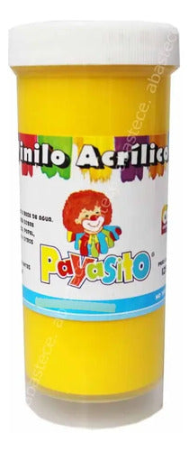 Vinilo Acrílico Payasito Amarillo 125 Gr X 3 Unidades