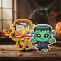 Regalo Caja Baby Frankenstein Halloween Verde