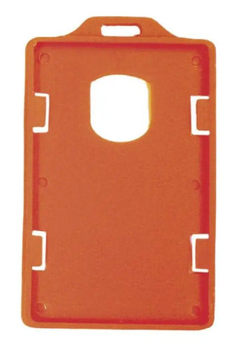 Escarapela Rígida 8.5x5.5cm Vertical X 100 Unidades