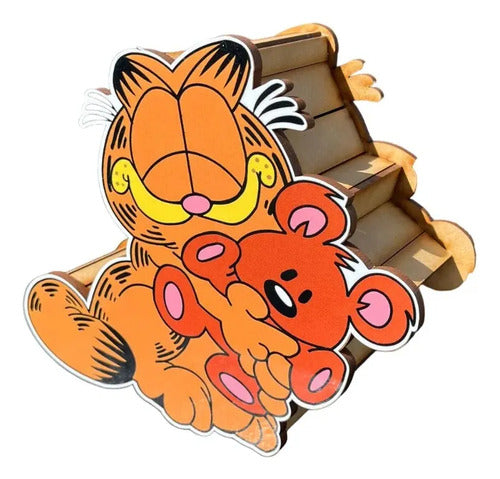 Caja Decorativa Forma De Garfield Para Regalo 18x16x6cm Mdf Garfield