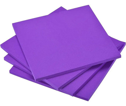 Fomi Foamy Morado Tamaño 4 Cartas Grosor 5mm X 5 Und
