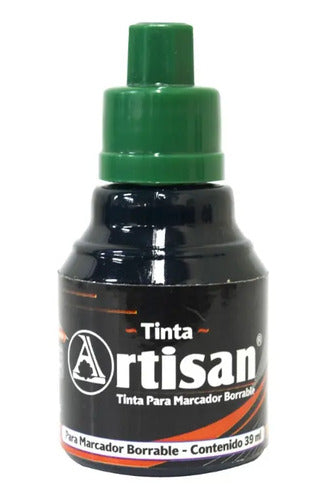 Tinta Para Marcador Borrable Verde Artisan 39 Ml