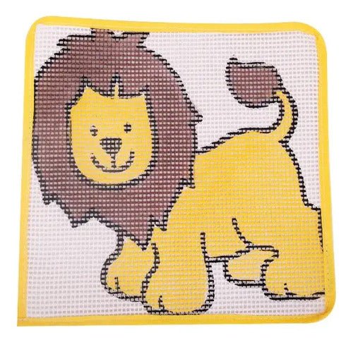 Malla Tapete Para Tejer Estampado 30x30cm 30 Cm