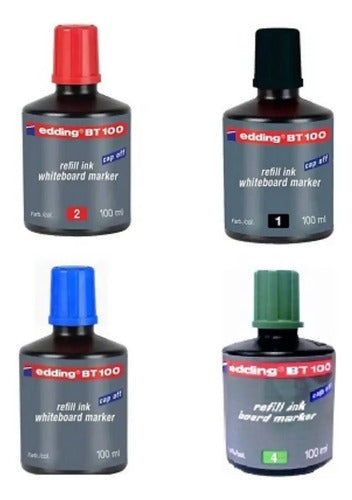 Tinta Edding Para Marcador Borrable 100ml Ref. Bt100