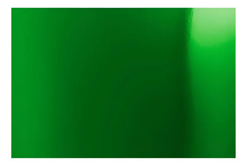 Cartulina Espejo Verde 70 X 50 Cm X 6 Unidades Verde Green